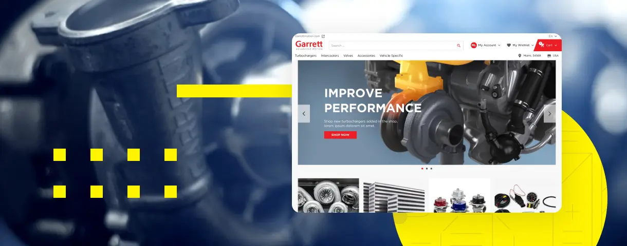 Garrett Motion innovative online marketplace
